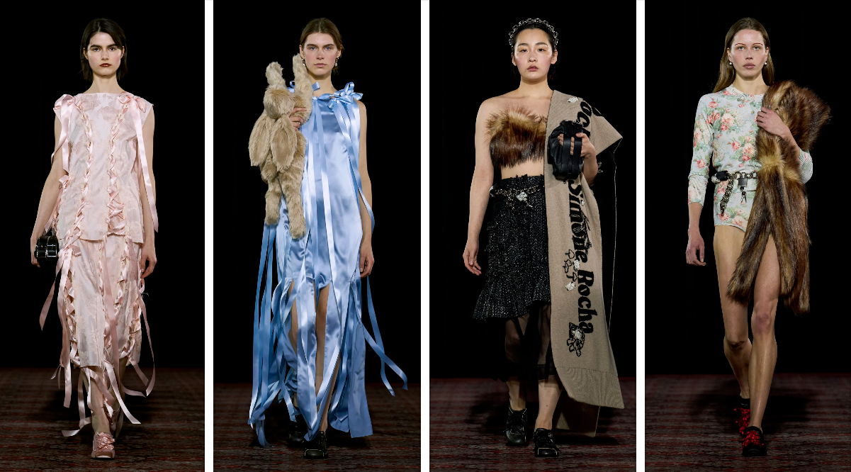 Simone Rocha 2025秋冬，时尚女装设计